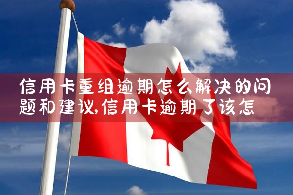 信用卡重组逾期怎么解决的问题和建议